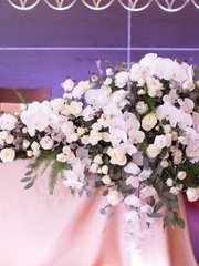 Президиум / Стол молодоженов в Шебби шик, Весенняя / Летняя от  2