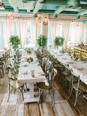 Столы и стулья гостей / Банкет в Шебби шик, Весенняя / Летняя, Рустик от  1