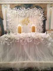 Президиум / Стол молодоженов в Шебби шик от Студия декора и флористики Charm ELLE 2