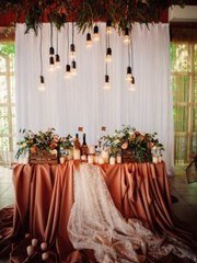 Президиум / Стол молодоженов в Осенняя, Рустик от  1