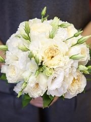 Классический круглый, Монобукет из одного вида цветов name от Студия декора и флористики Charm ELLE 1