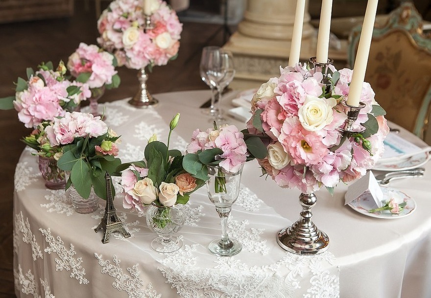 Шебби шик в Ресторан / Банкетный зал от Студия декора и флористики Charm ELLE 9