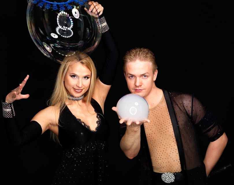 Шоу мыльных пузырей на свадьбу от Шоу Сергея и Светланы Чуйко 2