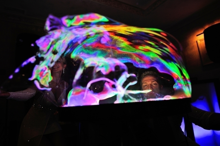 Шоу мыльных пузырей на свадьбу от Шоу Сергея и Светланы Чуйко 4