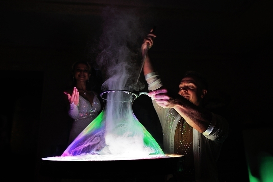 Шоу мыльных пузырей на свадьбу от Шоу Сергея и Светланы Чуйко 8