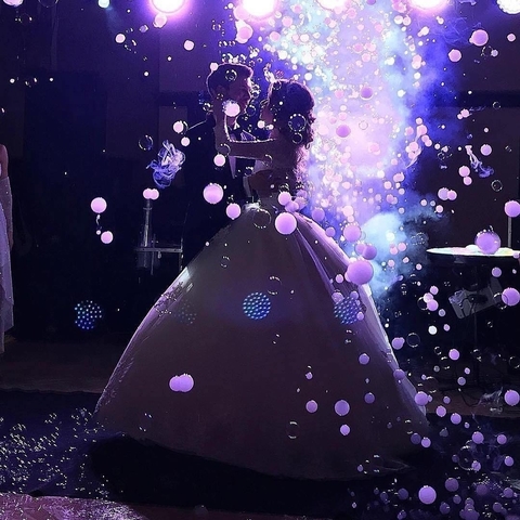 Шоу мыльных пузырей на свадьбу от Шоу Сергея и Светланы Чуйко 16