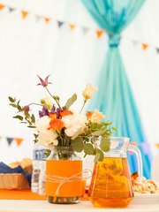 Президиум / Стол молодоженов, Столы и стулья гостей / Банкет в Весенняя / Летняя, Тематический от  2