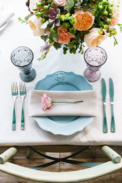 Шебби шик, Весенняя / Летняя, Рустик в Ресторан / Банкетный зал от Студия праздничного декора WHITECAMELIA 11