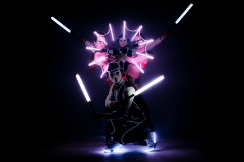 Маски на свадьбу от Свето-цирковое ART SHOW 6