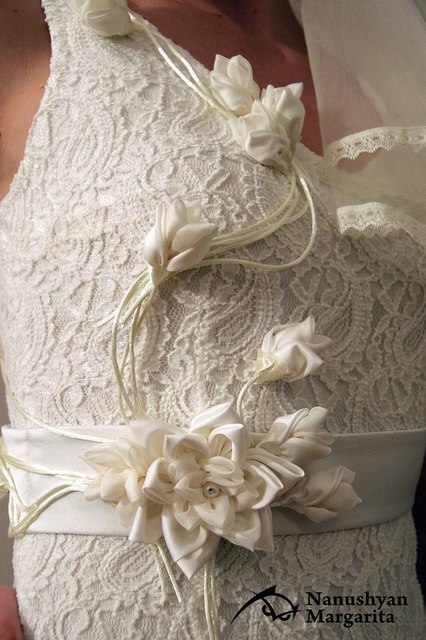 Свадебное платье Дарья. Силуэт Прямое. Цвет Белый / Молочный. Вид 3