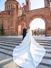 Свадебное платье Девичья мечта. Силуэт Пышное. Цвет Белый / Молочный. Вид 2