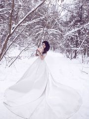 Свадебное платье Королева. Силуэт Пышное. Цвет Белый / Молочный. Вид 2