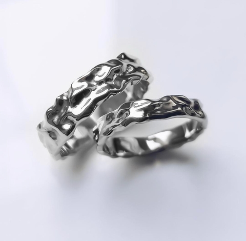 Обручальные кольца 579 из Белое золото от Ювелирная мастерская White Lake 2