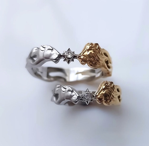 Обручальные кольца 576 из Белое золото, Желтое золото от Ювелирная мастерская White Lake 1