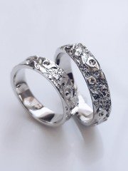 Обручальные кольца 575 из Белое золото от Ювелирная мастерская White Lake 1