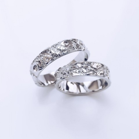 Обручальные кольца 575 из Белое золото от Ювелирная мастерская White Lake 2