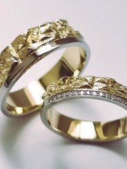 Обручальные кольца 561 из Белое золото от Ювелирная мастерская White Lake 1