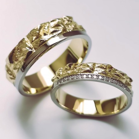 Обручальные кольца 561 из Белое золото от Ювелирная мастерская White Lake 1
