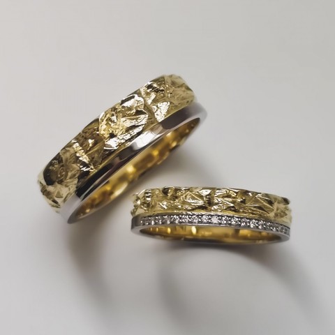 Обручальные кольца 561 из Белое золото от Ювелирная мастерская White Lake 2