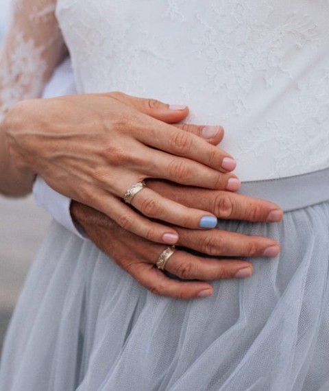 Обручальные кольца 558 из Белое золото от Ювелирная мастерская White Lake 2