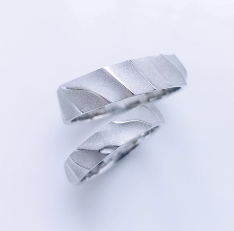 Обручальные кольца 573 из Белое золото от Ювелирная мастерская White Lake 2