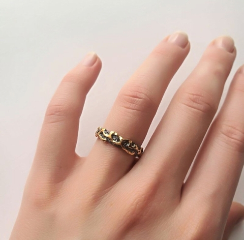 Обручальные кольца 556 из Желтое золото, Белое золото от Ювелирная мастерская White Lake 2