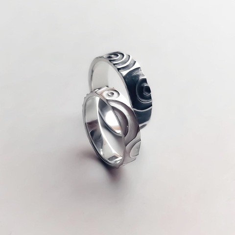 Обручальные кольца 553 из Серебро, Другие материалы от Ювелирная мастерская White Lake 2