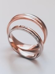 Обручальные кольца 562 из Белое золото, Желтое золото от Ювелирная мастерская White Lake 2