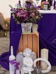 Президиум / Стол молодоженов в Шебби шик, Модерн, Прованс от Студия декора Золотой шар 2