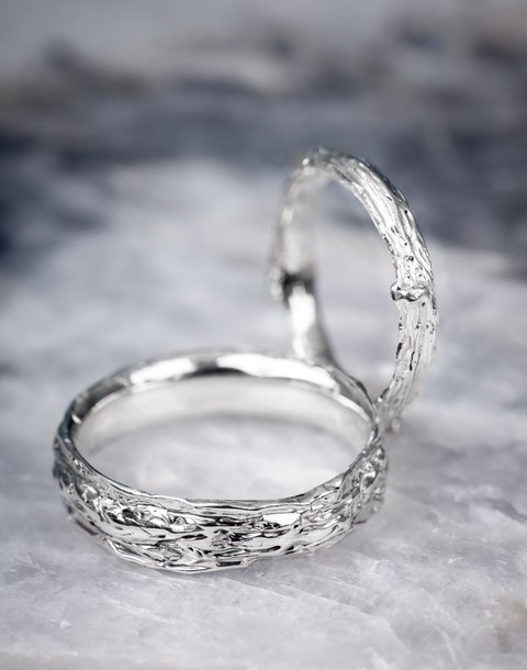 Обручальные кольца 550 из Белое золото от Ювелирная мастерская White Lake 2