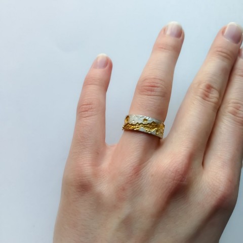 Обручальные кольца 551 из Позолоченная бижутерия, Серебро от Ювелирная мастерская White Lake 3