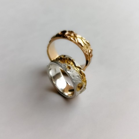 Обручальные кольца 551 из Позолоченная бижутерия, Серебро от Ювелирная мастерская White Lake 4