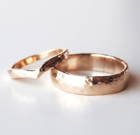 Обручальные кольца 548 из Розовое (красное) золото от Ювелирная мастерская White Lake 1
