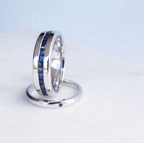 Обручальные кольца 549 из Белое золото от Ювелирная мастерская White Lake 2