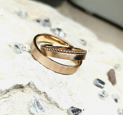 Обручальные кольца 588 из Розовое (красное) золото от Ювелирная мастерская White Lake 1