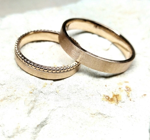 Обручальные кольца 588 из Розовое (красное) золото от Ювелирная мастерская White Lake 2