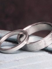 Обручальные кольца 541 из Белое золото от Ювелирная мастерская White Lake 1