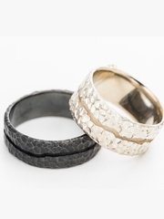 Обручальные кольца 543 из Серебро, Позолоченная бижутерия от Ювелирная мастерская White Lake 2