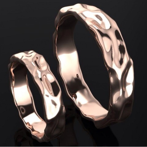 Обручальные кольца 537 из Розовое (красное) золото от Ювелирная мастерская White Lake 3