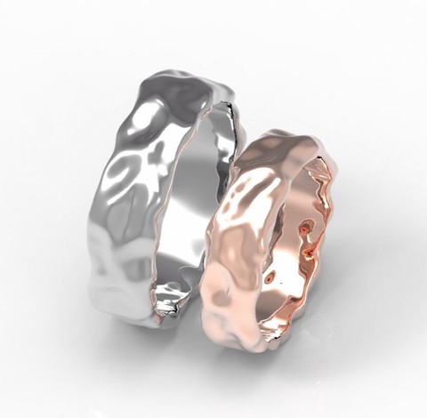 Обручальные кольца 537 из Розовое (красное) золото от Ювелирная мастерская White Lake 4