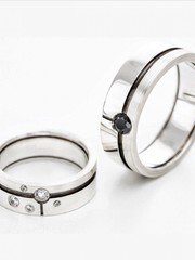 Обручальные кольца 536 из Белое золото от Ювелирная мастерская White Lake 1