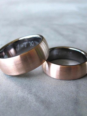 Обручальные кольца 531 из Розовое (красное) золото, Другие материалы от Ювелирная мастерская White Lake 2