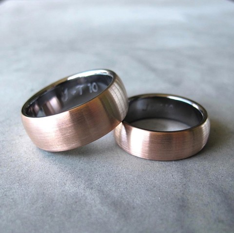 Обручальные кольца 531 из Другие материалы, Розовое (красное) золото от Ювелирная мастерская White Lake 2