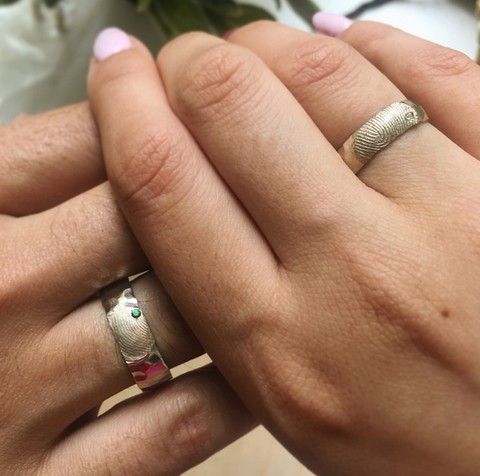 Обручальные кольца 532 из Белое золото от Ювелирная мастерская White Lake 3