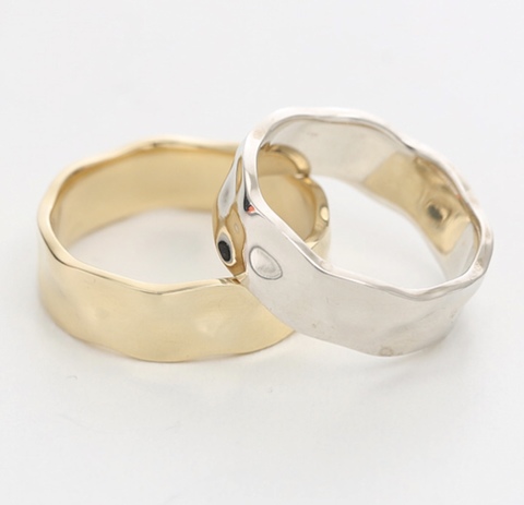 Обручальные кольца 535 из Желтое золото, Белое золото от Ювелирная мастерская White Lake 3