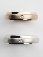 Обручальные кольца 524 из Белое золото, Желтое золото от Ювелирная мастерская White Lake 1