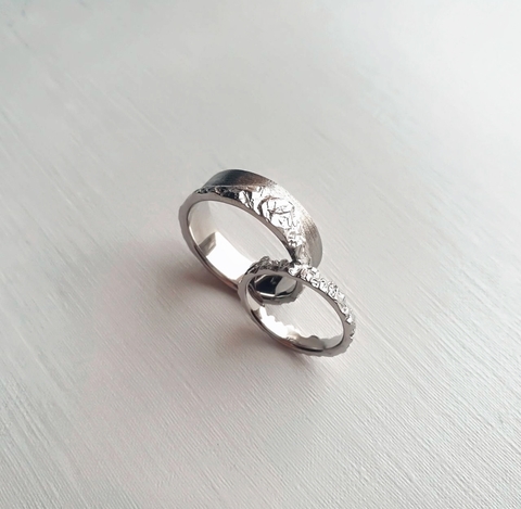 Обручальные кольца 513 из Белое золото от Ювелирная мастерская White Lake 2