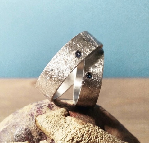 Обручальные кольца 509 из Белое золото от Ювелирная мастерская White Lake 2