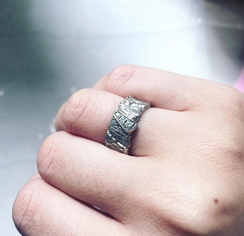 Обручальные кольца 501 из Белое золото от Ювелирная мастерская White Lake 2