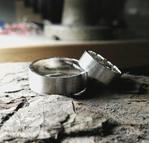 Обручальные кольца 508 из Белое золото от Ювелирная мастерская White Lake 2